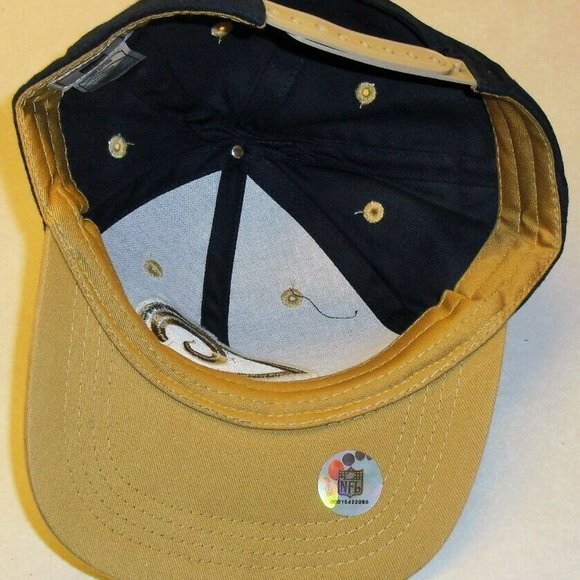 Los Angeles Rams Vintage Snapback hat 90s New Tags Nfl - Picture 2 of 4